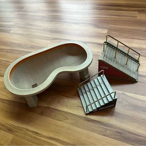 2009 Tech Deck Spin Master Tony Hawk Fingerboard Skate Toy Del Mar Pool Stairs